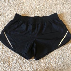 Black athletic shorts